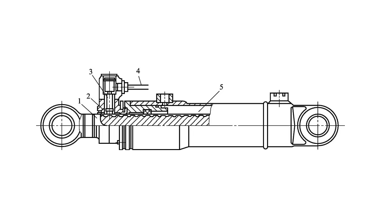 液壓缸維修之帶磁電感應式傳感器的液壓缸結構原理是怎樣的？ (圖1)