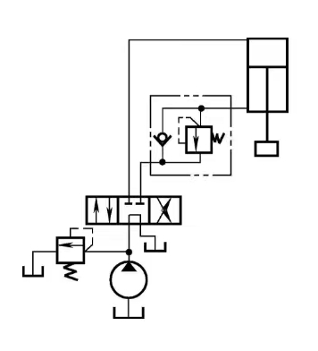 液壓維修之順序閥怎樣作卸載閥用?(圖2) 液壓維修之順序閥怎樣作卸載閥用?(圖2)